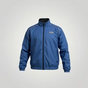 Sugoi Cycling Jacket‎ Mens Medium Blue Convertible Vest Reflective Windbreaker